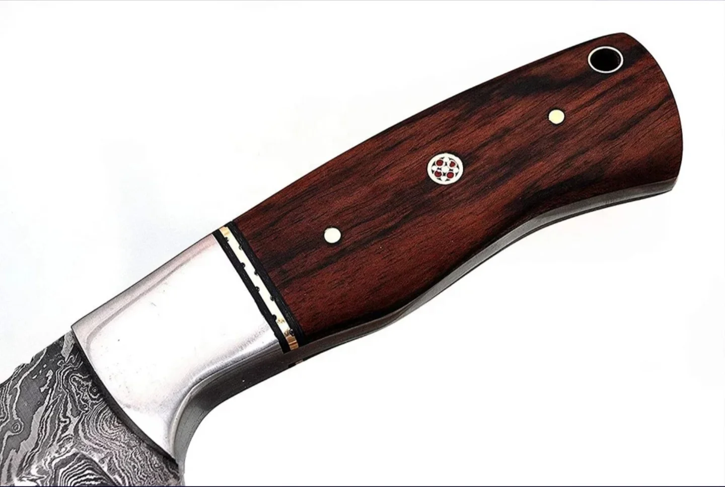 
Custom Handmade Damascus steel Hunting knife Camping Knife Fixed Blade 