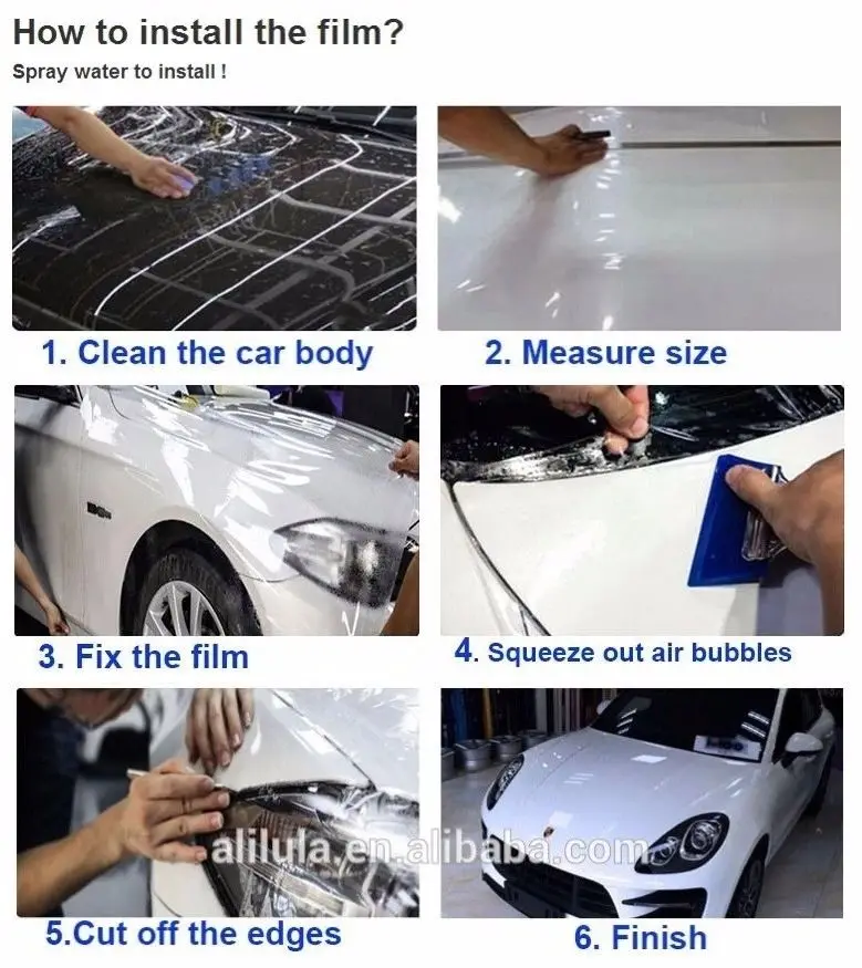 Car Vinyl Wrap Matte Matte Black Self Healing Car Paint Protection Film Tph  Anti Scratch Body Wrap Price Wholesale