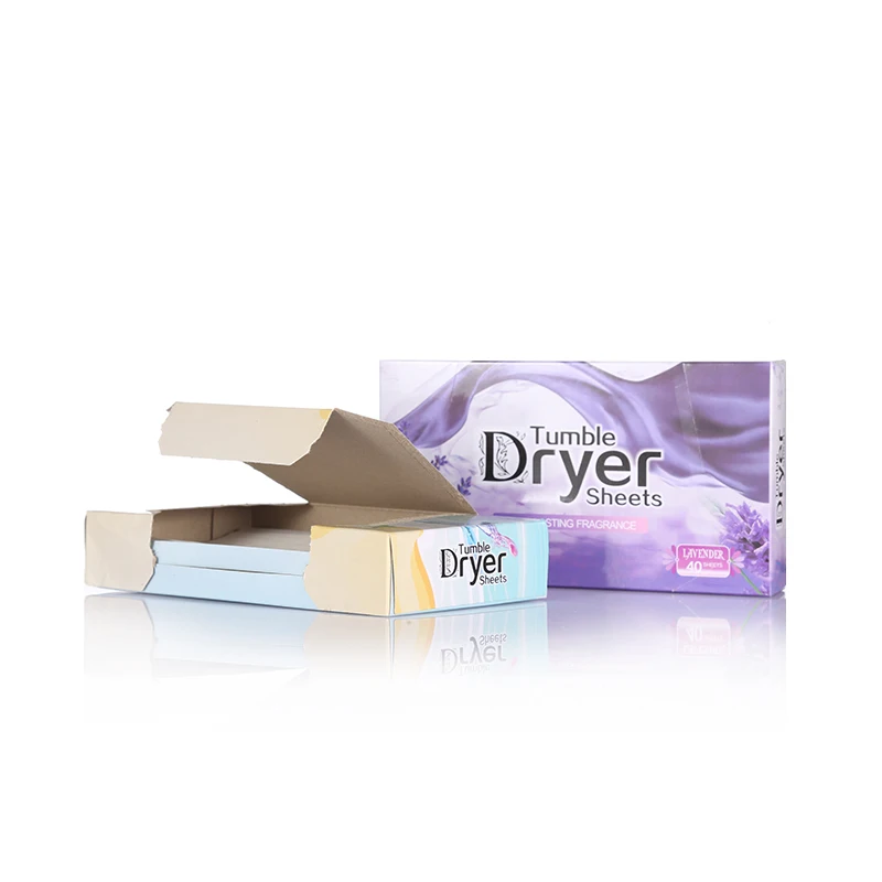 Safe ingredients fresh laundry dryer sheets drum dryer use tumble dry sheets with 3 type aroma