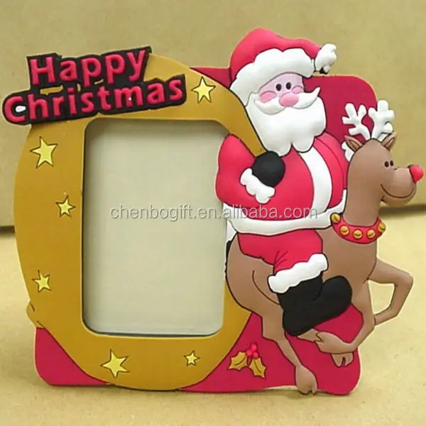 OEM Factory magnetic 3d soft pvc photo frame , heart shape pvc plastic 3d embossed logo photo frame for fridge