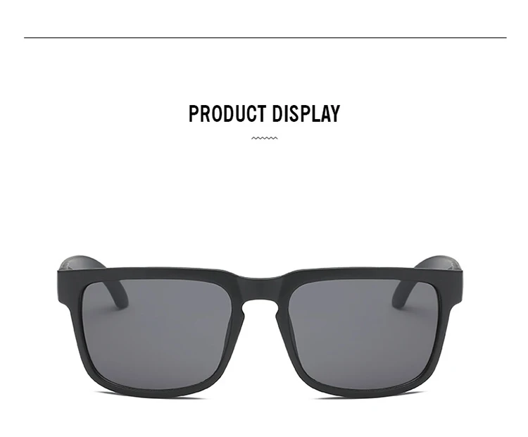 Модные дешевые спортивные очки с принтом UV400, солнцезащитные очки, прямоугольные мужские большие солнцезащитные очки