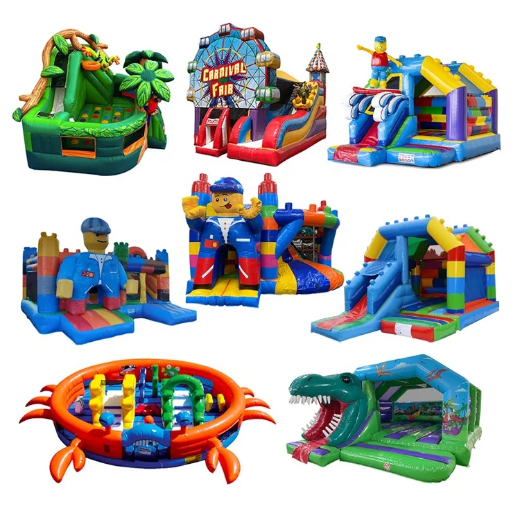Party Air Jump Jumper Inflatable Water Slide Combo Adult Grade Bouncer Bouncy Castle Bounce House With Blower Rentals