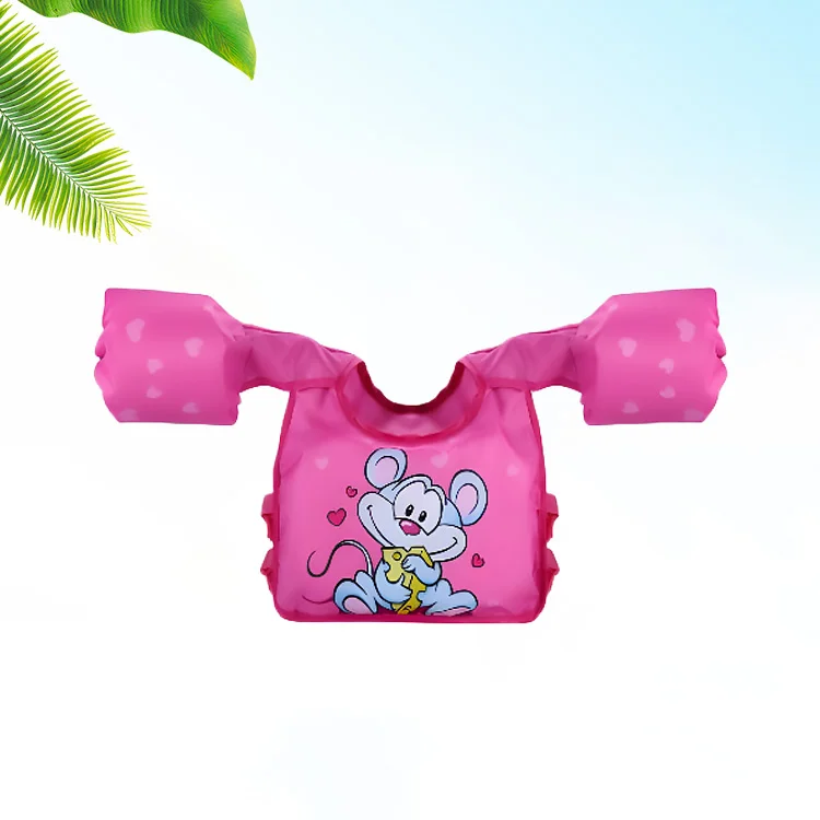Factory Baby swimming safety Light kids arm life jackets vest