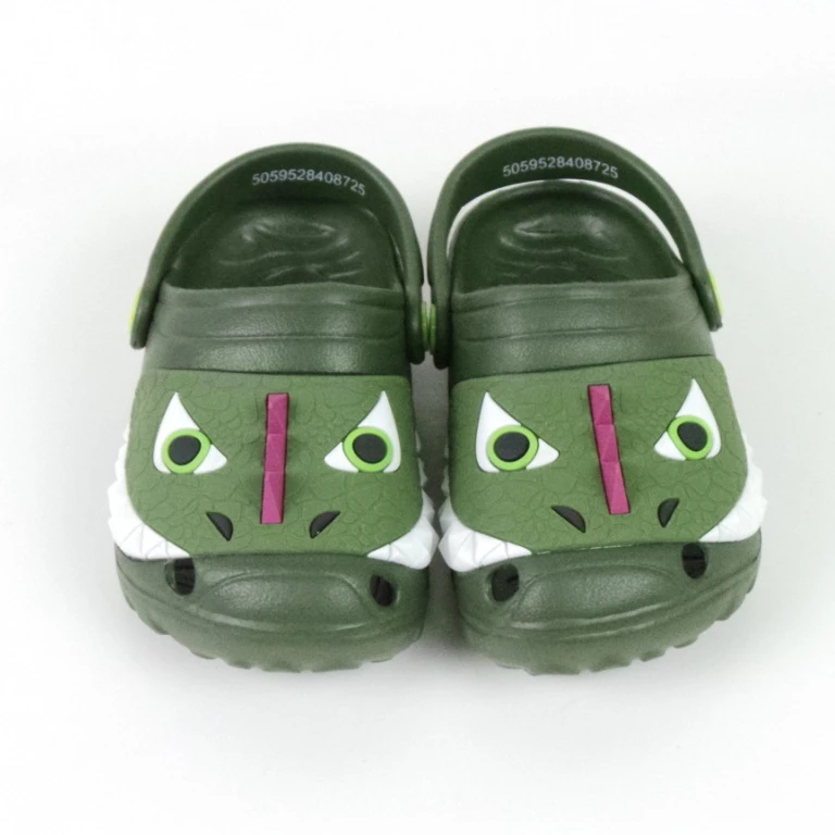 2021 сказочная мультяшная серия маленький крокодил Розовый Фиолетовый единорог детские летние пляжные сандалии с дырками