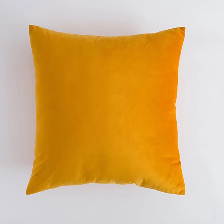 Solid color Dutch velvet pillow pillow Nordic velvet pillow cushion sofa bedroom large custom