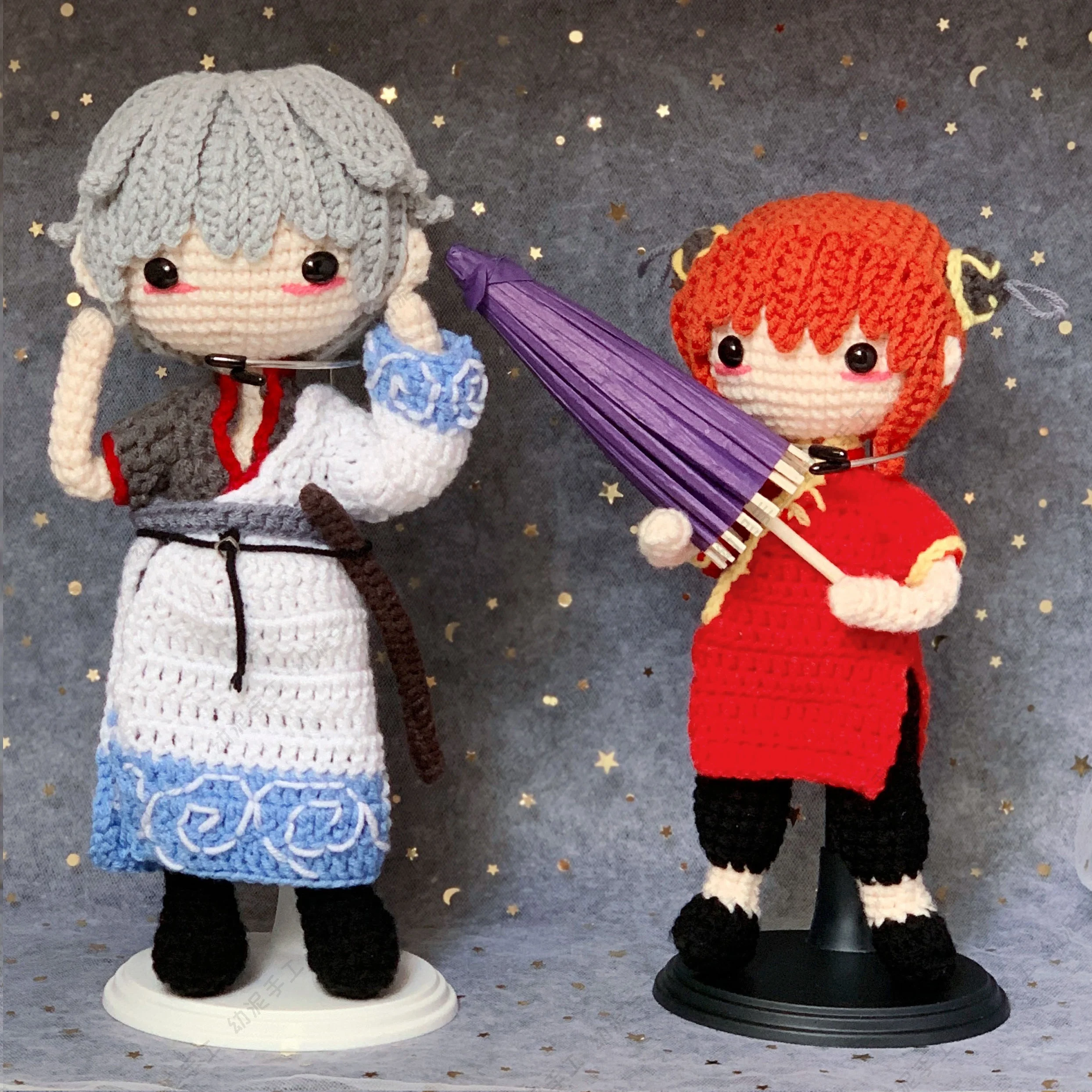 Custom Handmade Crochet Stuffed Animal Toy Hand Knitted Doll,Knitted Creative 100% Cotton baby toys