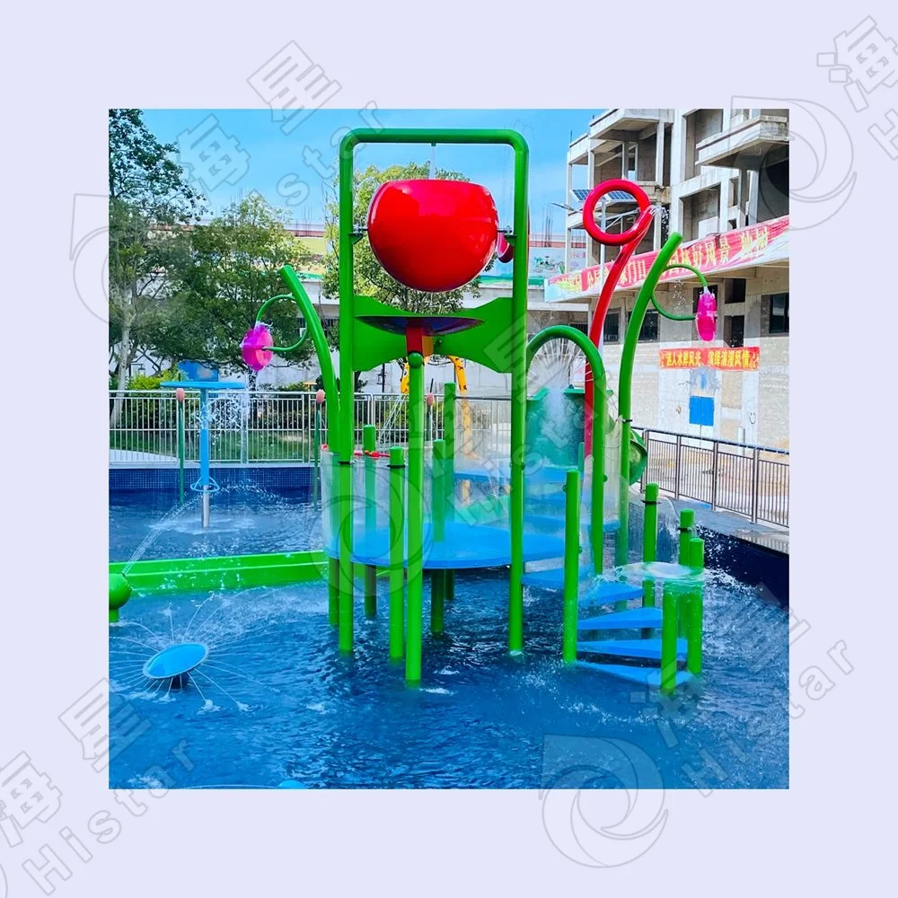Water amusement park facilities Water house equipment parent-child interactive stainless splash pad pouring water park equipment