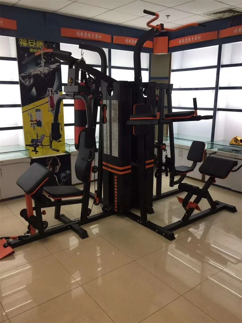 Home gym fitness equipment multi station 5 Station Power Multi Functional Machine comprehensive trainer