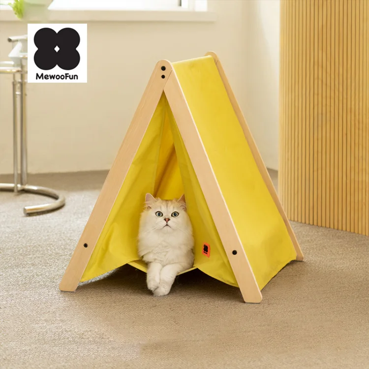 MewooFun Hot Sale Pets Supplies Pet Teepeee Comfort Tent Pet Tent House Cat Bed