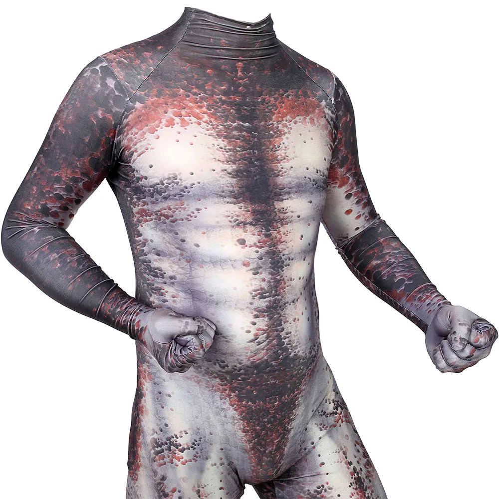  amazon top seller custom party city Predator game role-playing stage spandex skin racing tight costume cosplay Halloween