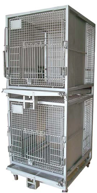Pet transport cage,Laboratory Stainless Steel quarantine cage for monkey