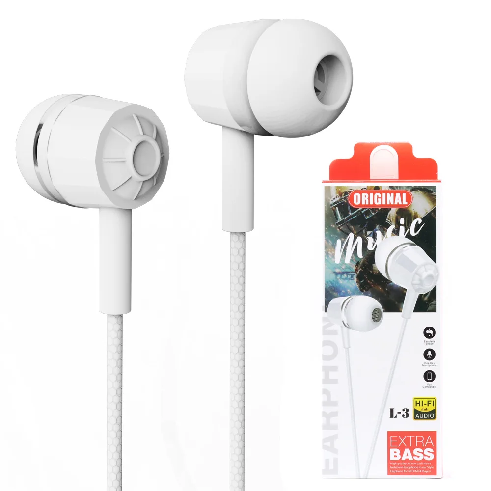 Cheap Disposable Custom Colorful Airline Pc Earphone  Earbuds In-ear Wired Earphone