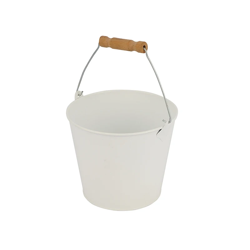 Customized Printed Pattern Iron Garden Fashion Decoration Equipment Gardening Artificial Metal Planters