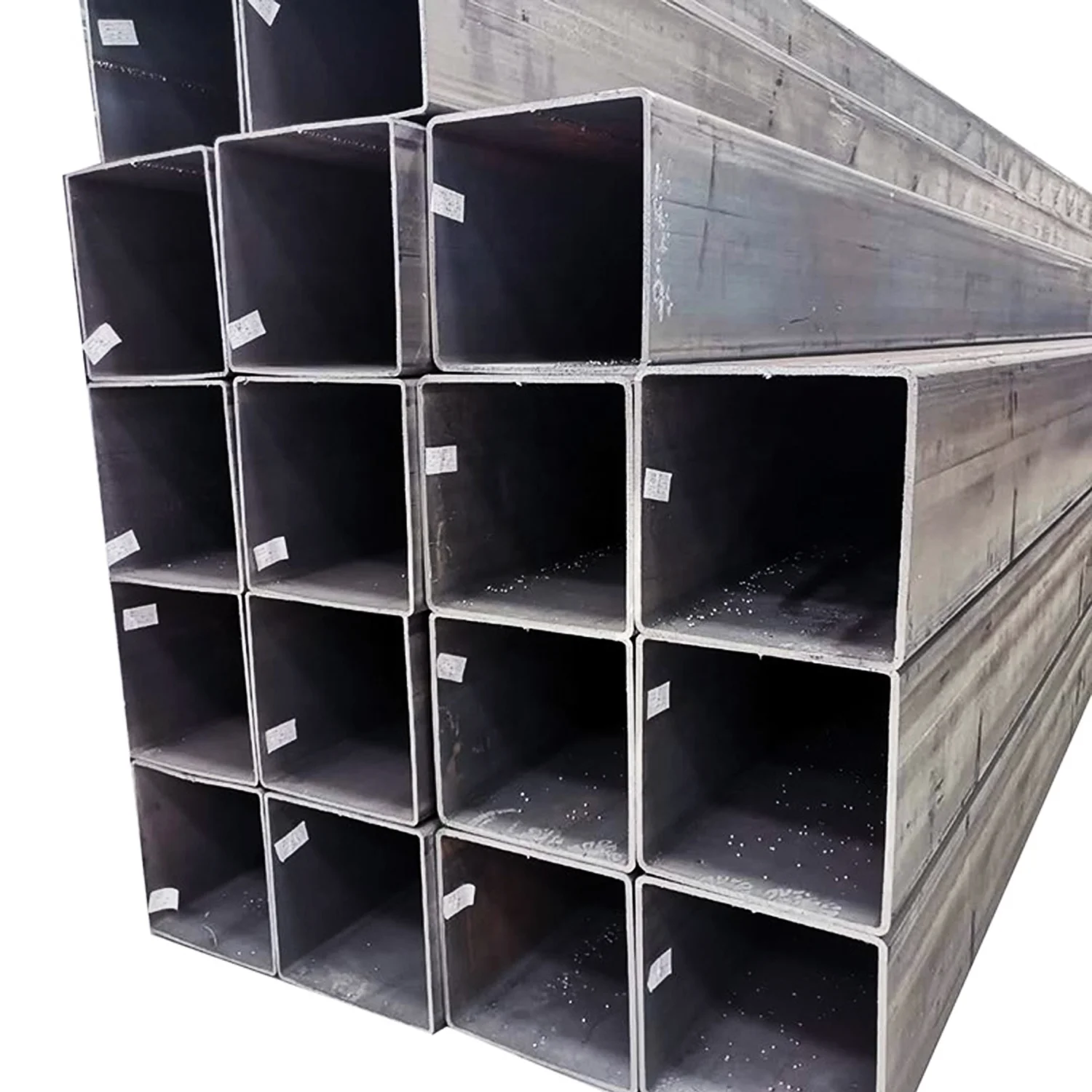 Carbon Steel ASTM A53 A36 ST37 SS400 Q235 Rectangular Tube Profile Black Galvanized Hollow Section Square Steel Pipe