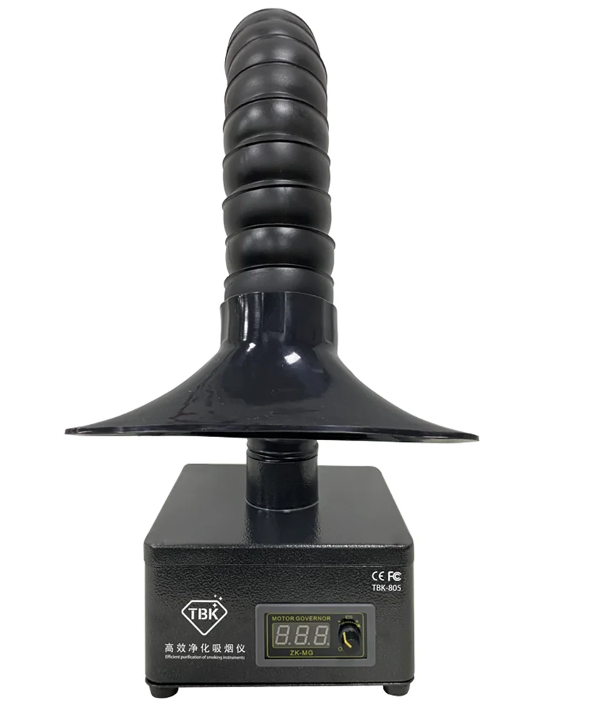 Digital Mini Laser Soldering Welding Fume Extractor TBK 638 Beauty Salon Dust and Smoke Collector with Activated Carbon Filter