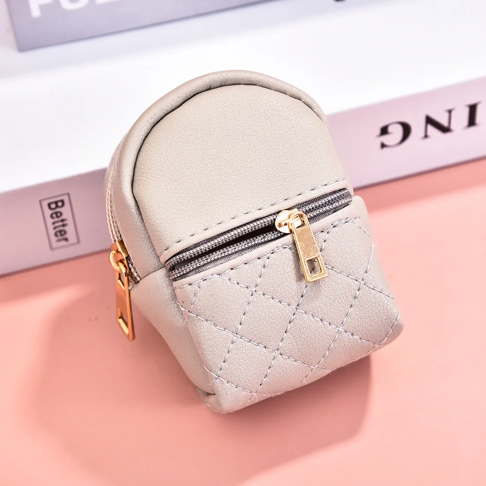 Custom logo Promotional Gifts Mini Backpack Shaped Key Chain Bag Coin Purse