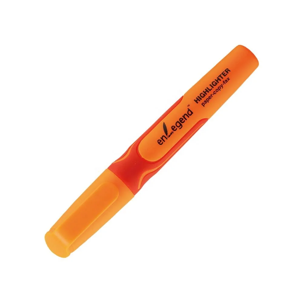 Wholesale Promotional Classic Style Muti-colored Customised Text Marker Stationery Highlighter