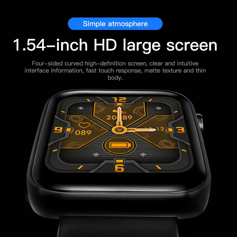 Кровяное давление спортивные часы IOS измерение температуры тела фитнес-браслет женские Смарт-часы T68