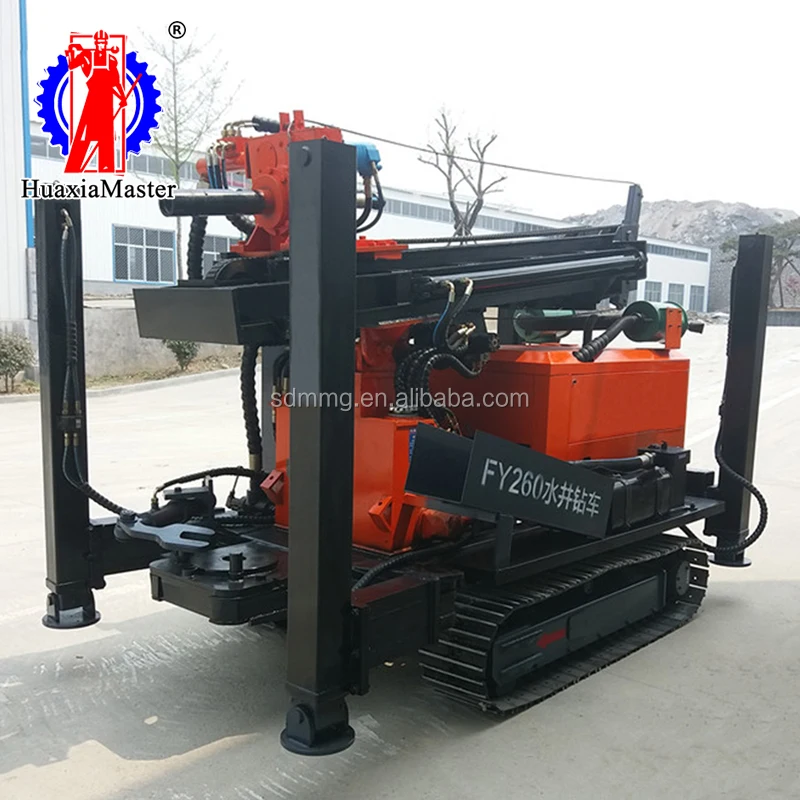 
Factory direct supply crawler pneumatic water well drilling rig drilling rock equipment 