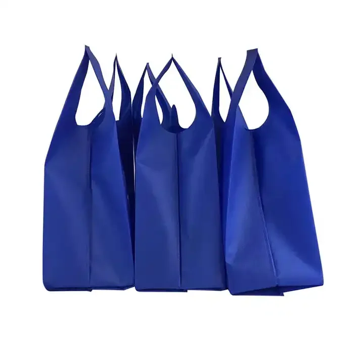 Wholesale Shopping Bag PE Plastic Bags with Custom Logo and Handle Packaging
