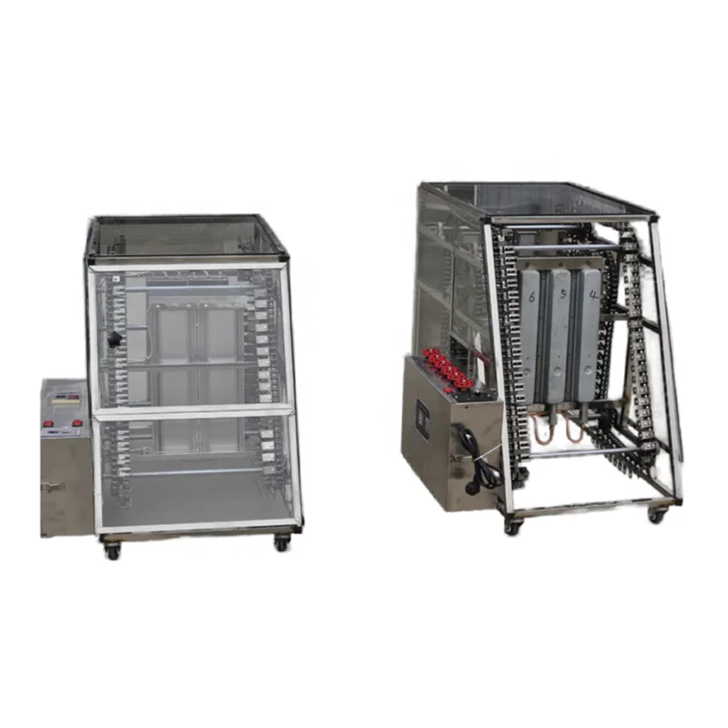 High Quality Stainless Steel Automatic Rotary Chain Type BBQ Stove Conveyor Shawarma Chicken Meat Roasting Machine