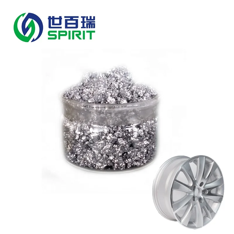 Imitation plating aluminum paste for car paint and wheel coating