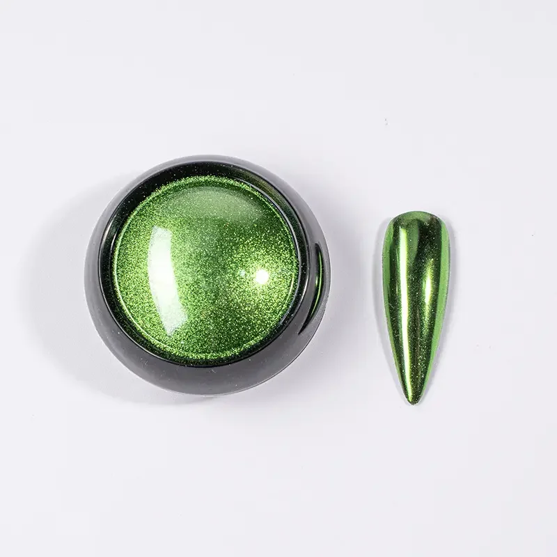 Mirror Nail Powder Pigment Pearl White Nail Art Glitter Dust Chrome Mirror Powder Holographic Decorations For Nails