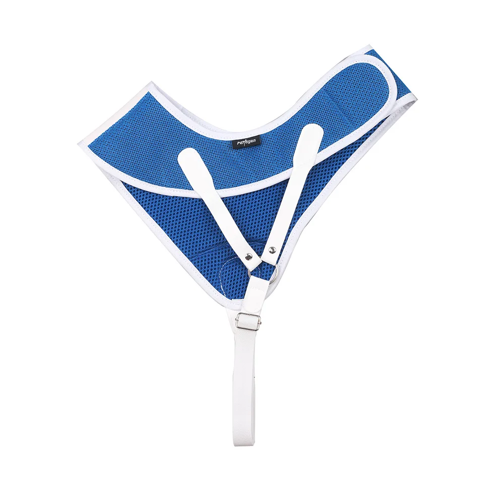 Manufacturer Factory Price Breathable Double Knit Sandwich Mesh Material Chest Protector Archery Chest Guard  In Stock