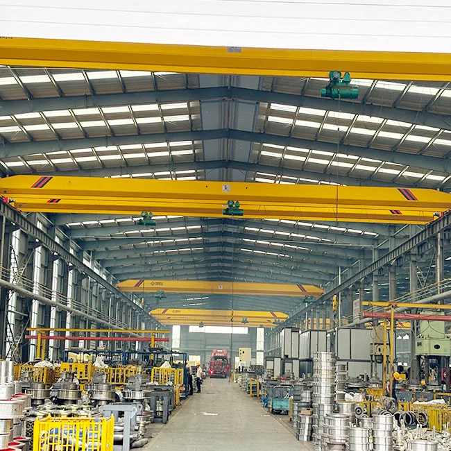 10 Ton 20ton 30 Ton Single Girder Steel Beam Overhead Travelling Control Remote Bridge Crane