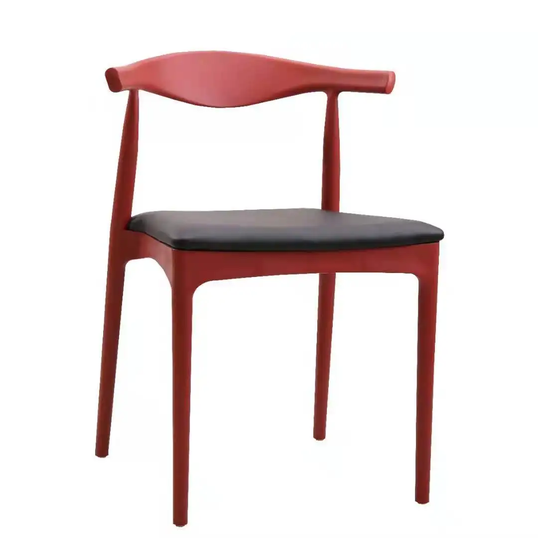 Мебель Biaoxiang, Штабелируемый Пластиковый с уютной полиуретановой подушкой, обеденный стул