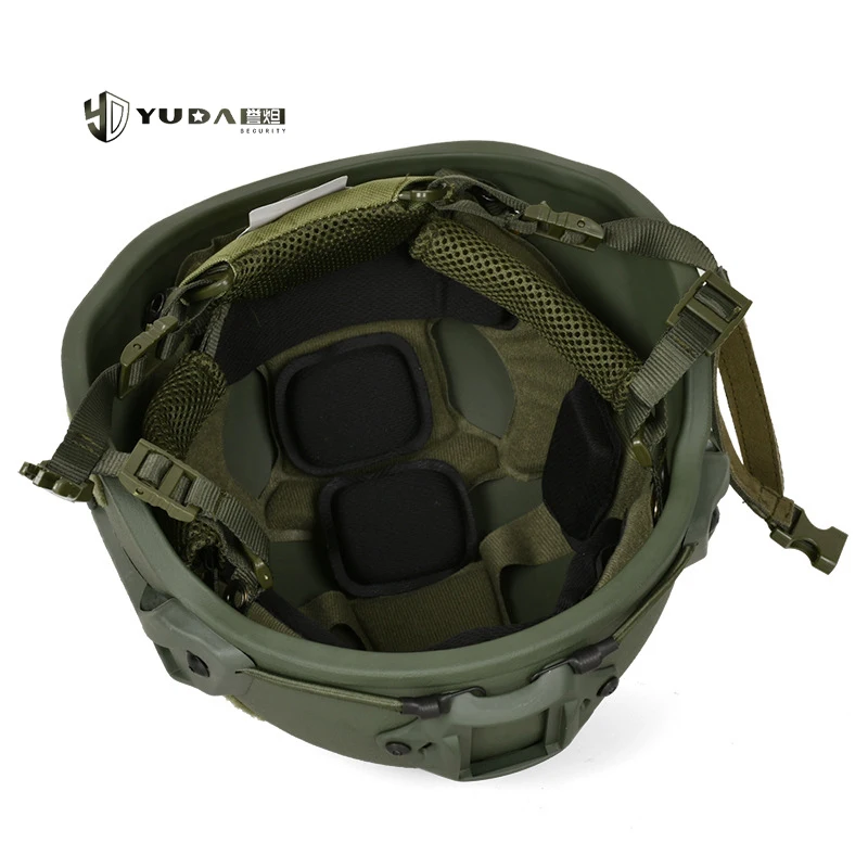 Yuda mich 3a tactical helmet wendy suspension ear protector pe/ aramid kevlar tactic helmet combat helmet for training