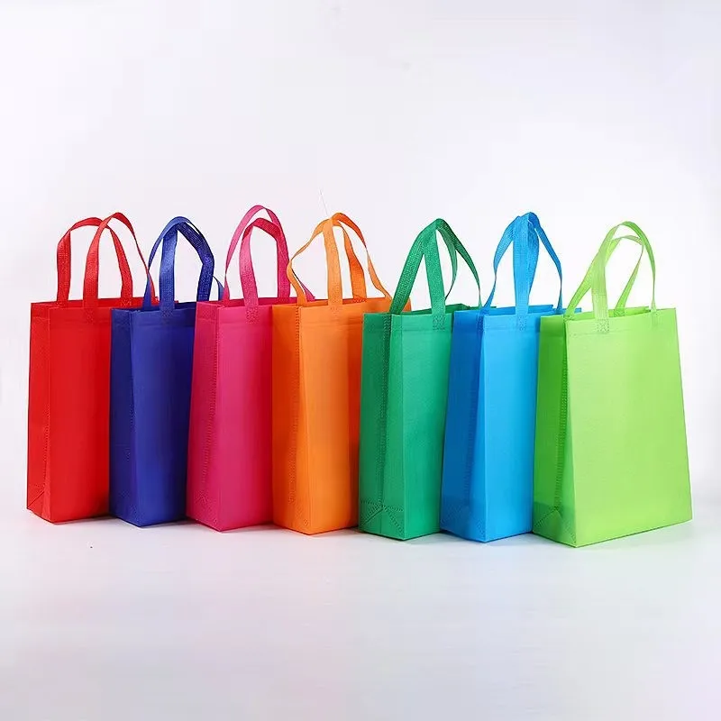 High Quality  Laminated Biodegradable Non Woven Vest Handle Bag