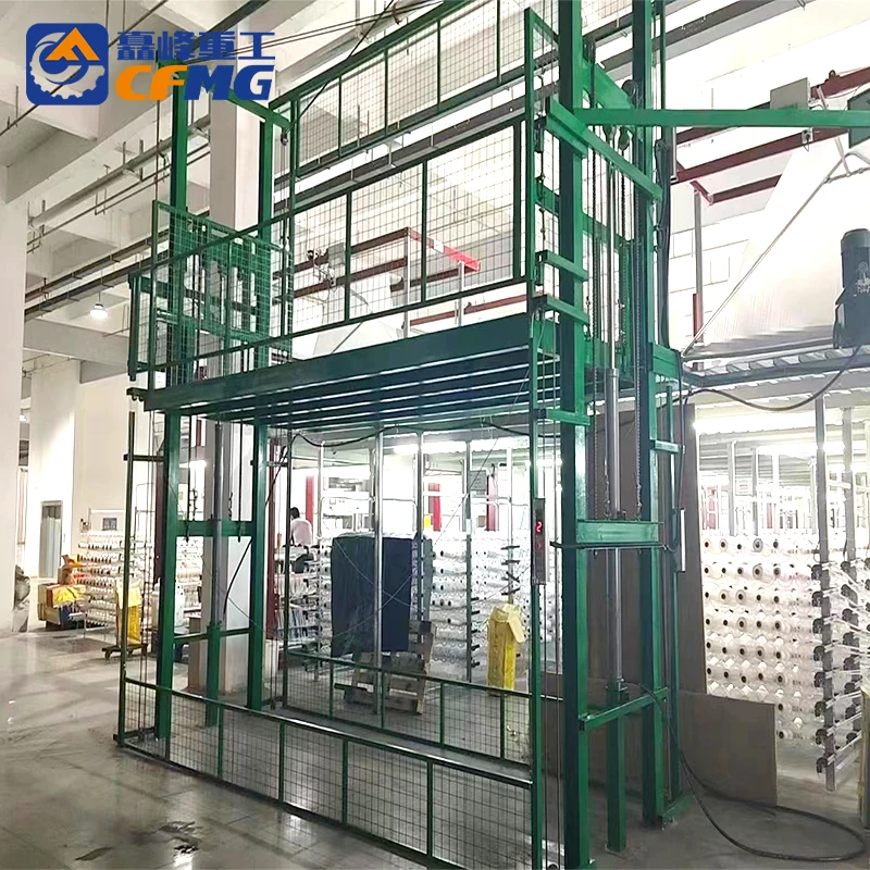 Customized Cargo Elevator Hydraulic Goods Lift Vertical Freight Elevator Electric Cargo Lift for Warehouse