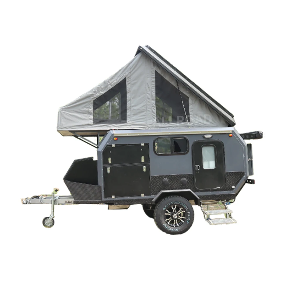 Best 4x4 Light Weight Road Aluminum 5 Person Offroad Aus Standards Camper Treiler Camping Trailer 6