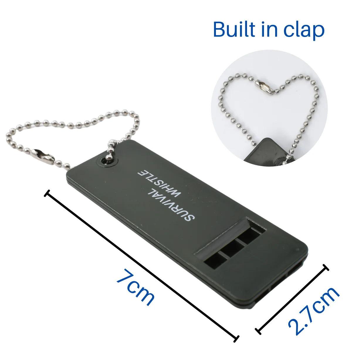 Anthrive Factory Direct Treble Band High Frequency Outdoor Safety Rescue First Aid Survival Emergency Whistle for Hiking Camping