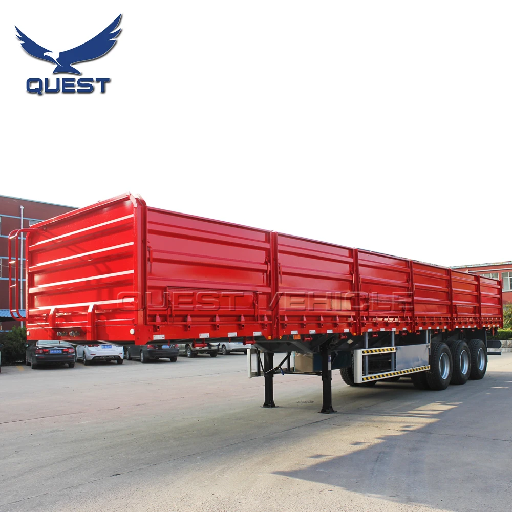 Factory Price New Design 3 Axles 60 Tons Semi-Trailers with Wabco Brake System and 12R22.5 Tyre Truck Trailers