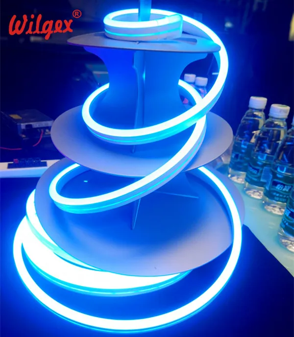 DIY Neon LED flex Light Silicone material tube 6x12mm Ultra Thin Bright 12V 24V Neon Tube Strip Mono Color Neon Strip Lights