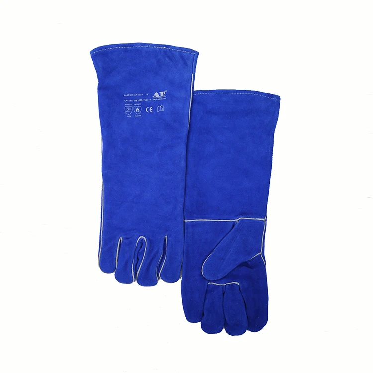 AP Премиум 18-дюймовые сварочные перчатки от производителя из воловьей кожи мягкие рабочие идеально подходят для Mig/TIG