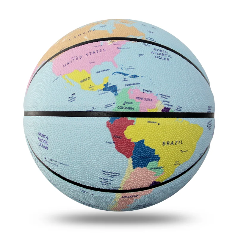 Aolan Official Size 7 Basketball Factory Designed Fashion Full Panel Digital Printing PVC Indoor Game Training Toy Kids Custom