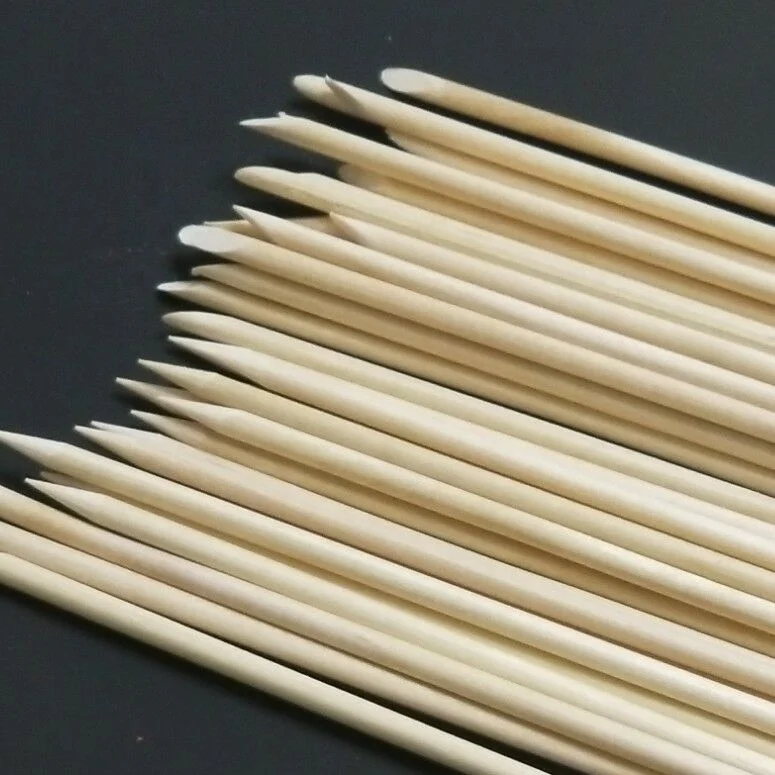 
Wooden orange sticks for nail Cuticle pusher remover nail art sticks 
