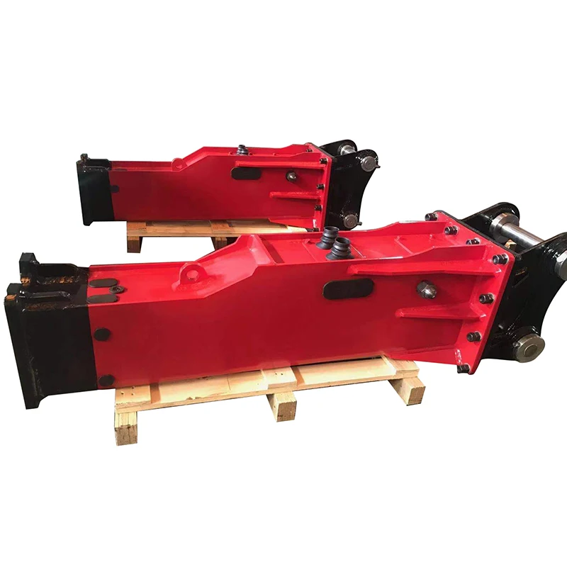 cat580 cat430 backhoe loader hydraulic breaker with frame and pipeline