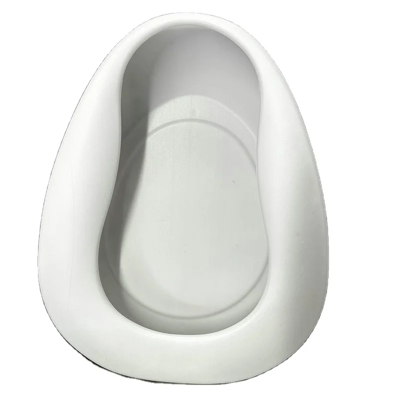 Plastic bedpan, thickened disposable fecal container, bedpan for bedridden elderly, pregnant women and commode
