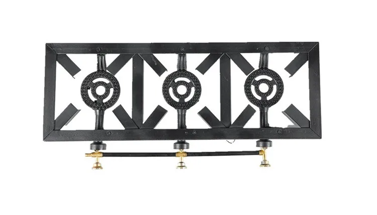 
Great Industrial Gas Stove Gas Cooker 3 Burner Burner Cast Iron For Outdoor Cooking 