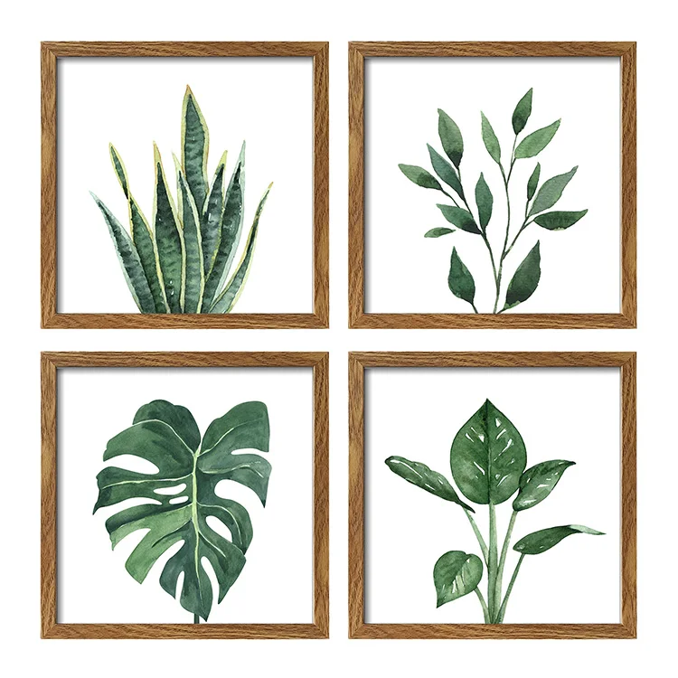 EAGLEGIFTS Bulk Family Interior Decoration Gallery Wall Frame Unique Botanical Wall Art Set Bedroom Glass Frame For Pictures