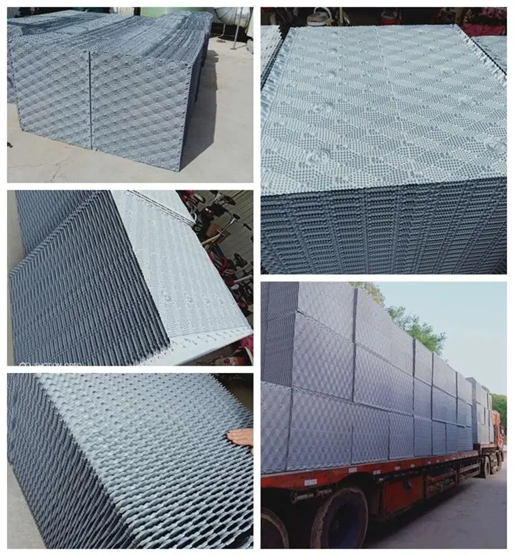 Latino Industrial Cooling Tower Fill Cross Cooling Tower Infill PVC Filler