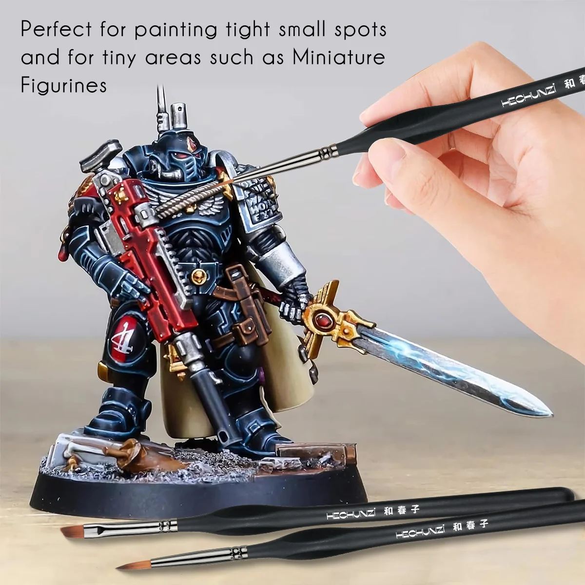 High quality 15 PCS Miniature brushes nylon paint brushes for acrylic , watercolor, oil painting