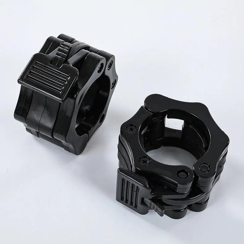 New type 50mm Competition Weight Lifting Threaded Clamp Custom Barbell Lock Jaw Collar