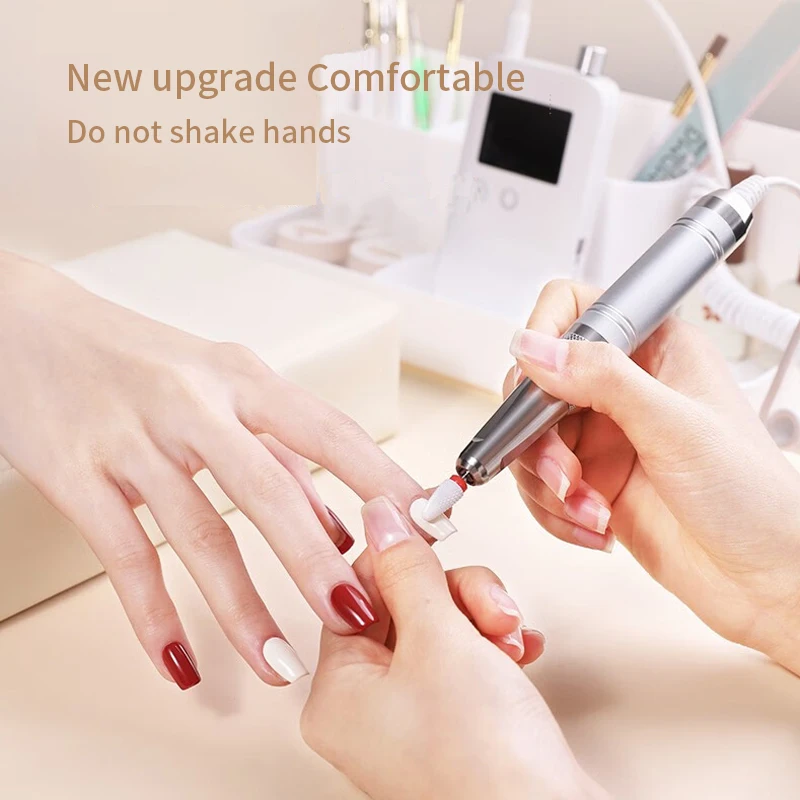 Portable Electric Nail Drill Machine Rechargeable Nails Drill Machine 45000 Professional Strong Nail Drill Machine
