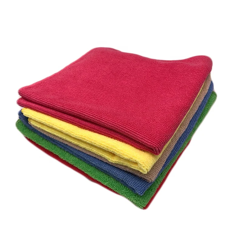 Factory Wholesale Custom Size Logo 400 Gsm Microfiber Pet Towel Car Cleaning Towels