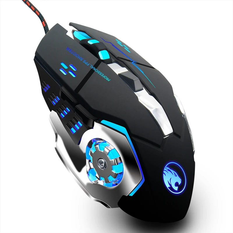 X7 optical Gaming Mouse 4 levels DPI 7D Computer Usb Ergonomic Gaming  Wired  Mouse For Gamer And Office